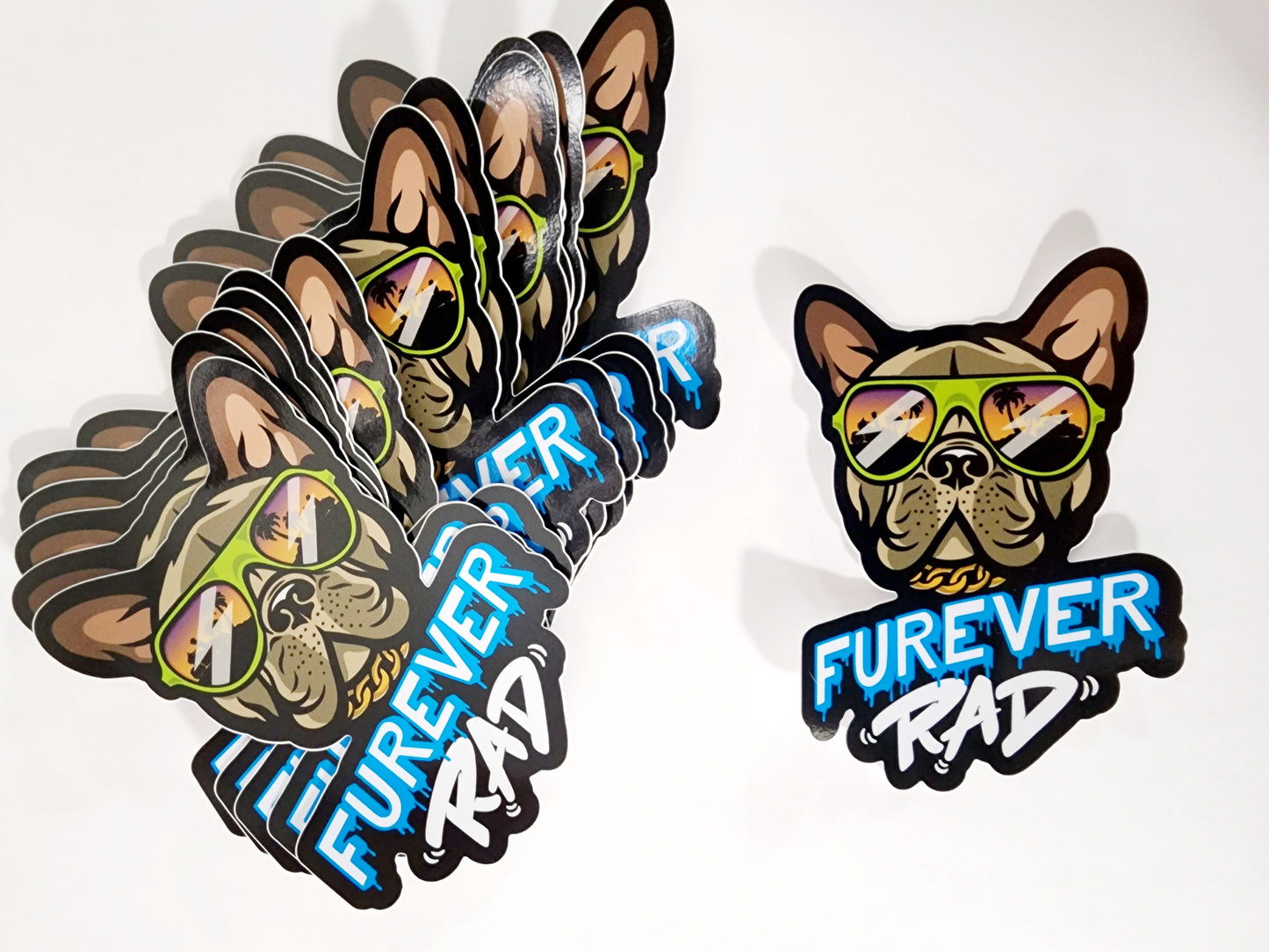 Furever Rad Sticker